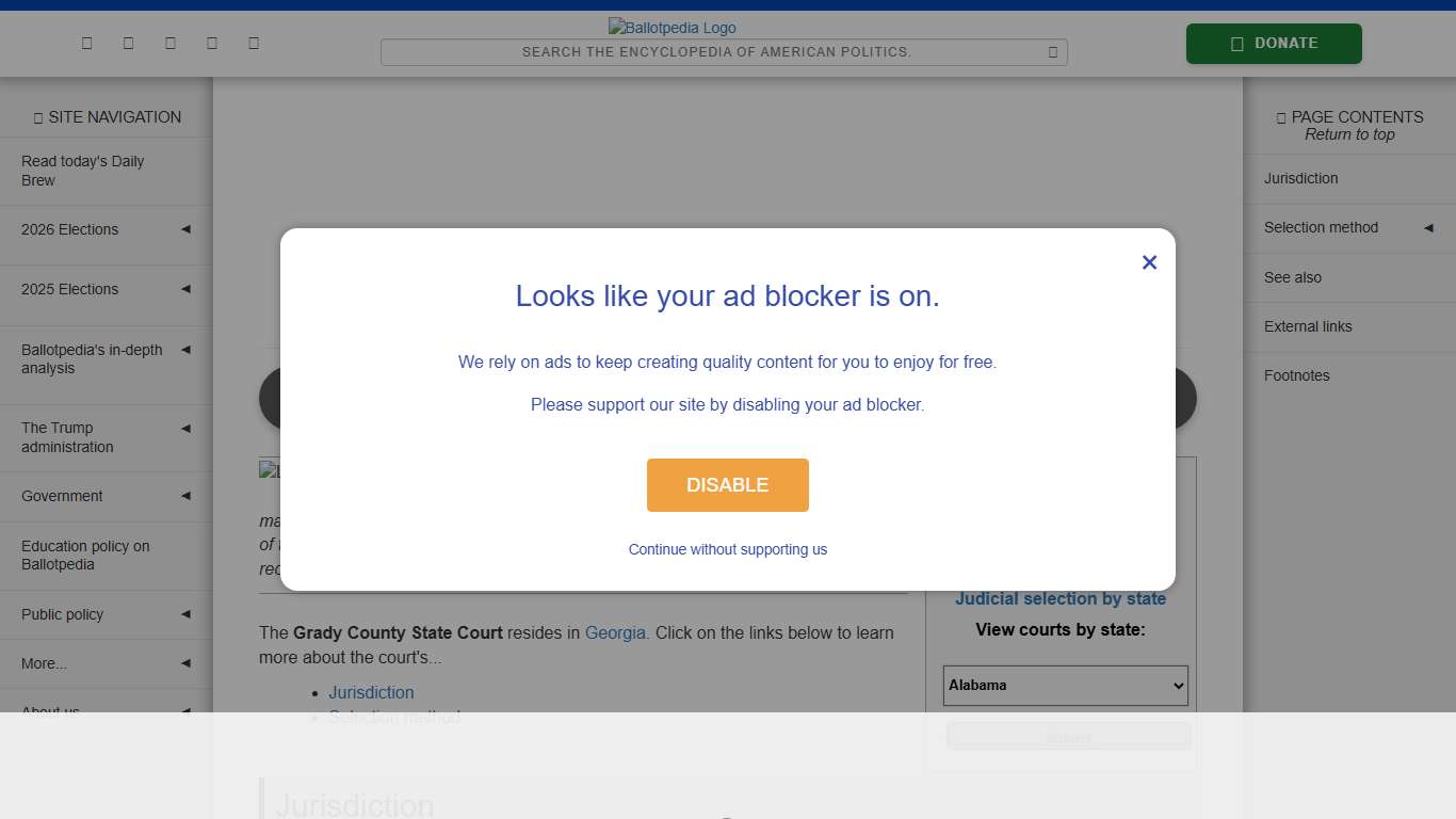 Grady County State Court, Georgia - Ballotpedia