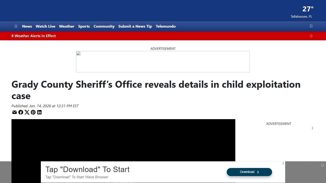 Grady County Sheriff’s Office reveals details in child exploitation case