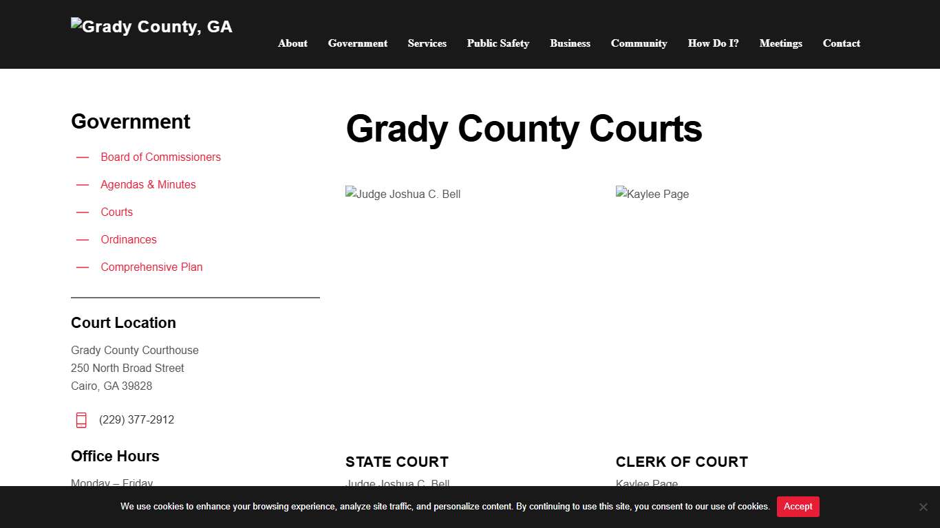 Courts – Grady County, GA
